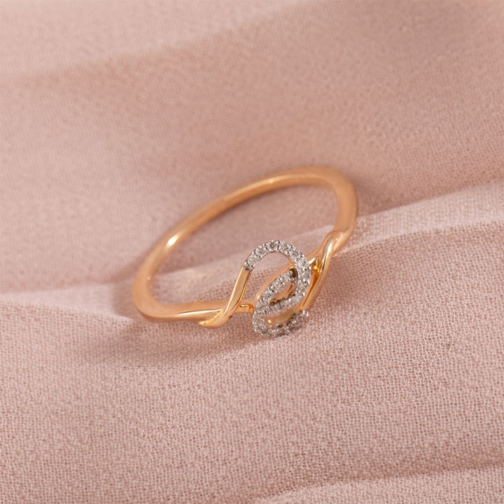 Cleora Knot Diamond Ring