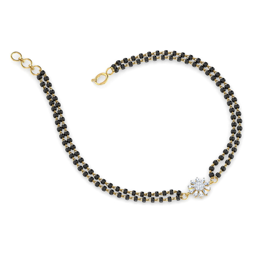 Aarushi Diamond Mangalsutra Bracelet