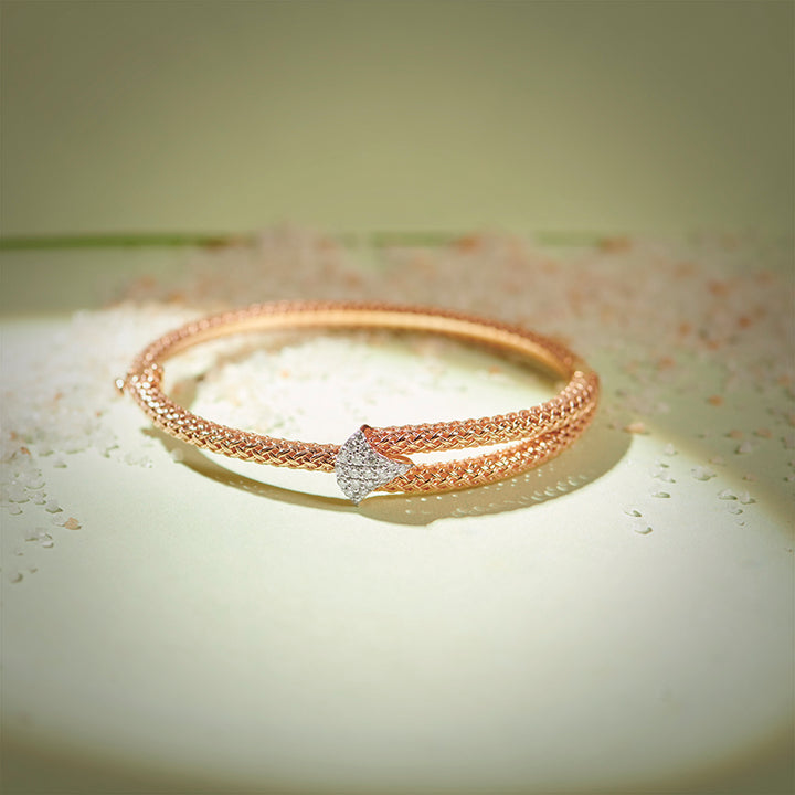 Flare Twill Diamond Bracelet