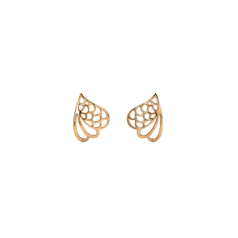 Birdy Gold Stud Earrings