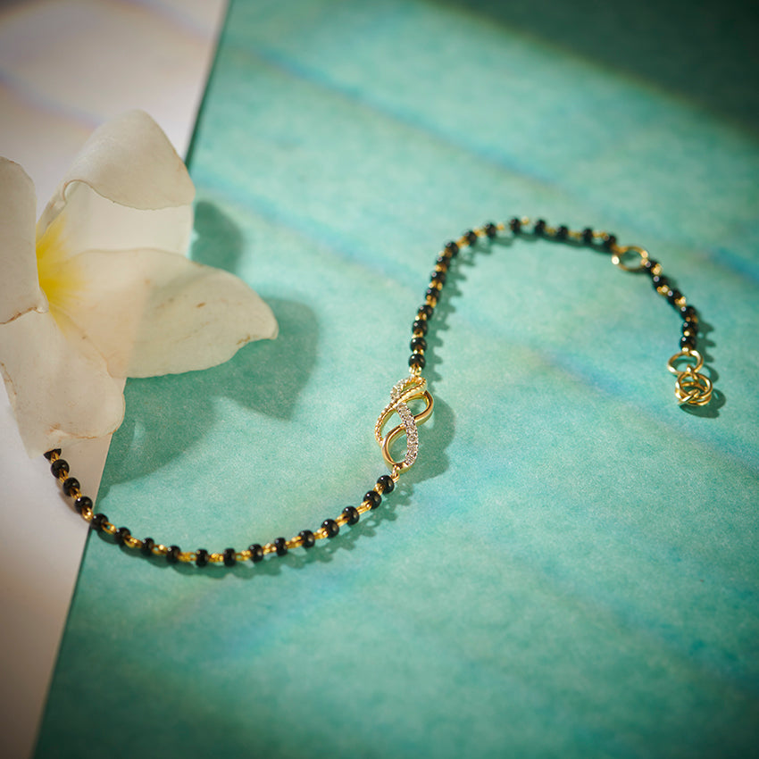 Arden Infinity Diamond Mangalsutra Bracelet