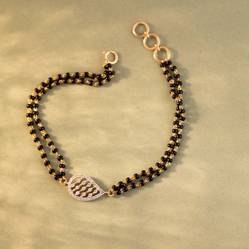 Misty Diamond Mangalsutra Bracelet