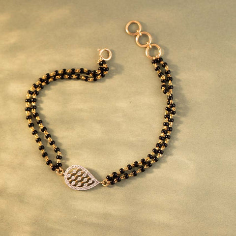 Misty Diamond Mangalsutra Bracelet