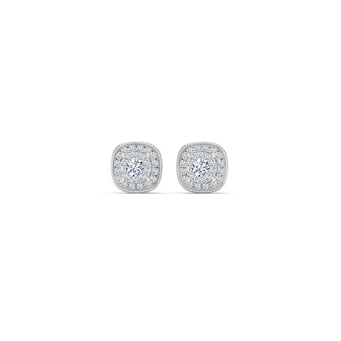 Classic Diamond Stud Earrings