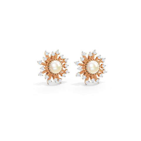 Amala Pearl Stud Earrings