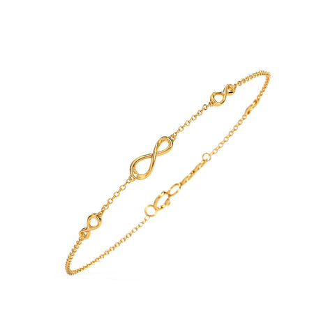 Infinity Multiwear Gold Bracelet