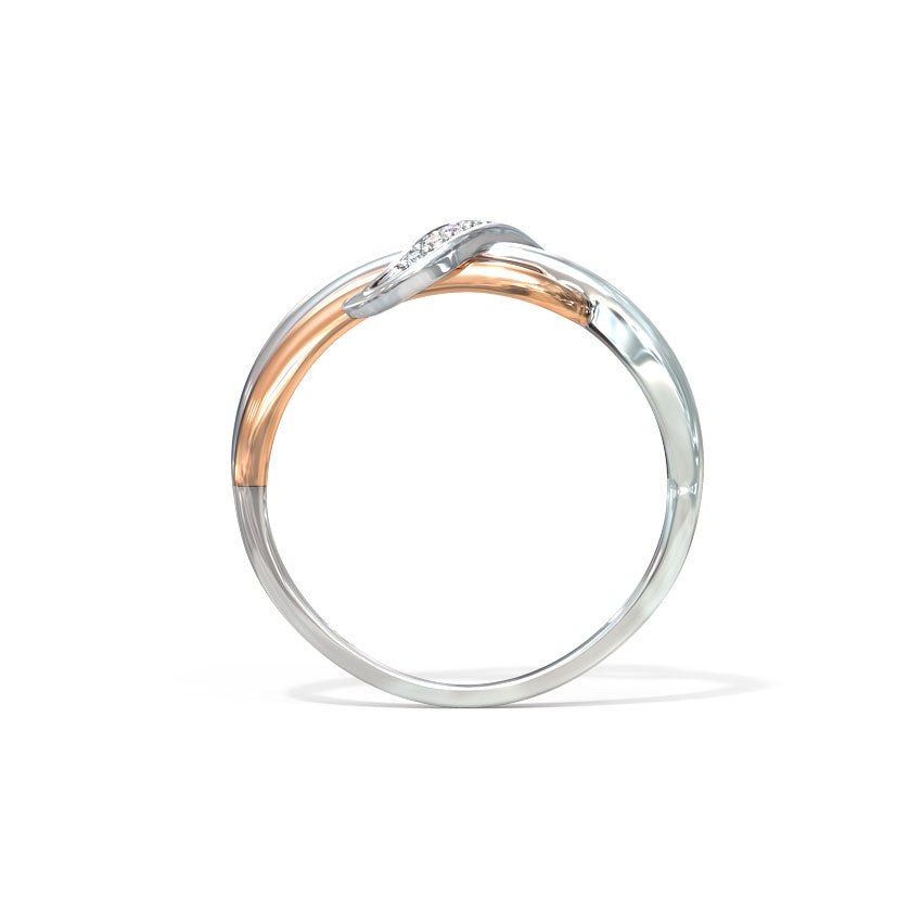 Nova Twist Infinity Diamond Ring