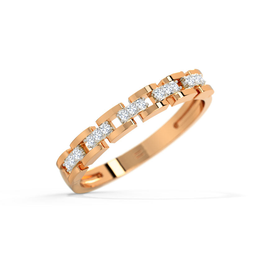 Julia Interlinked Diamond Band