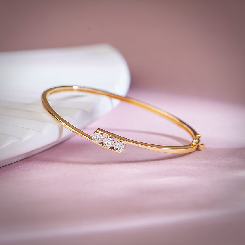 Trio Cluster Diamond Bracelet