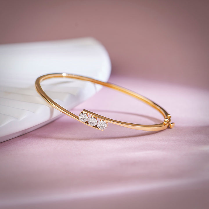 Trio Cluster Diamond Bracelet