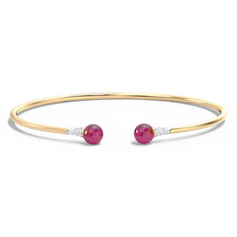 Charming Cherry Gemstone Bracelet