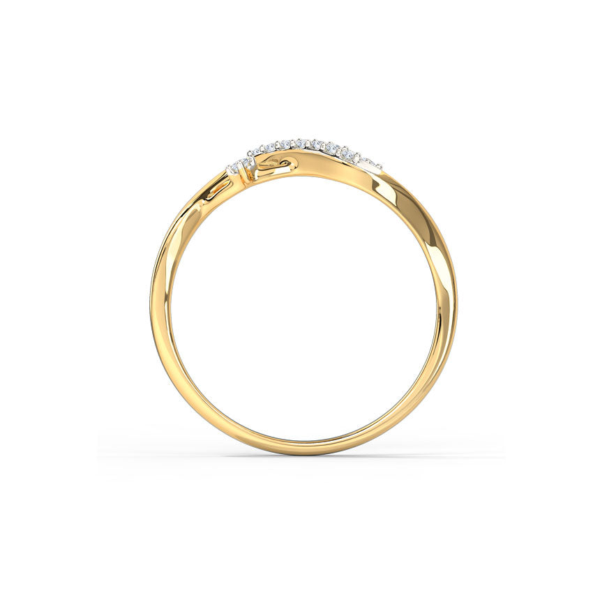 Sparkle Intertwined Infinity Diamond Ring