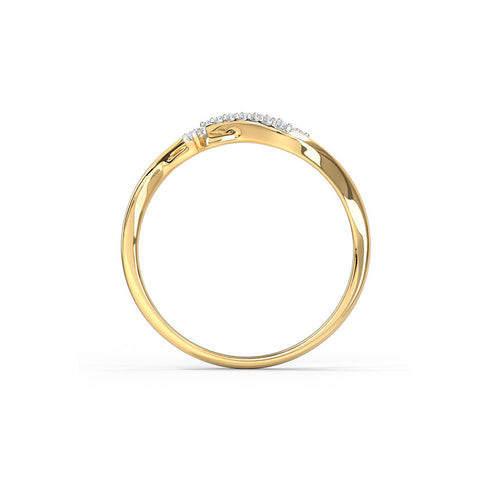 Sparkle Intertwined Infinity Diamond Ring