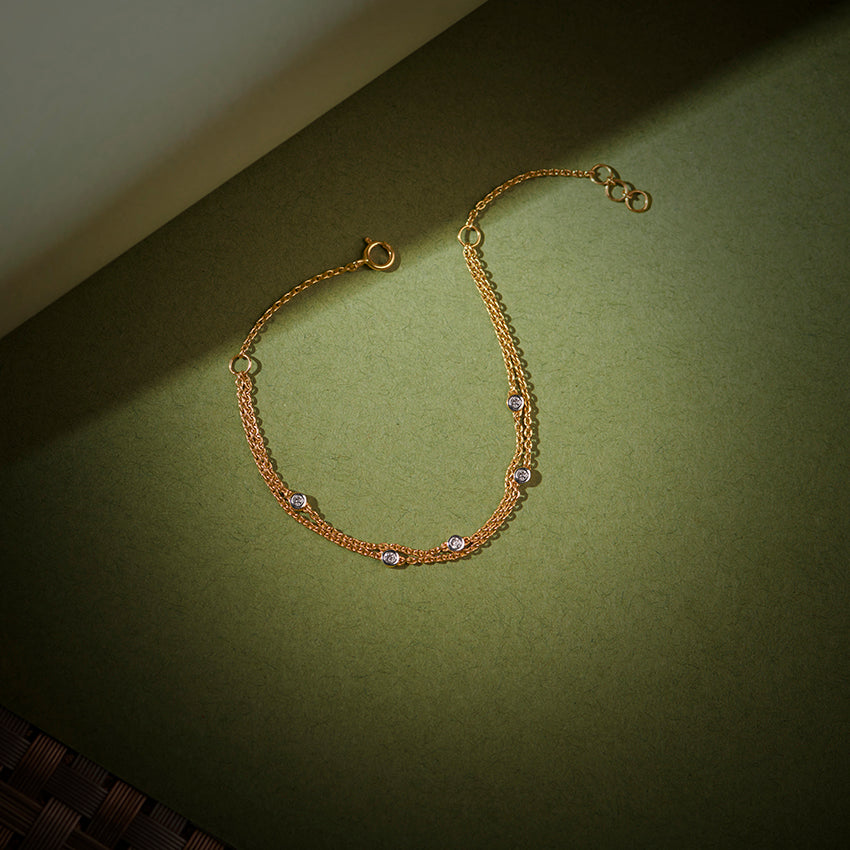 Lilla Sparkle Spot Diamond Bracelet