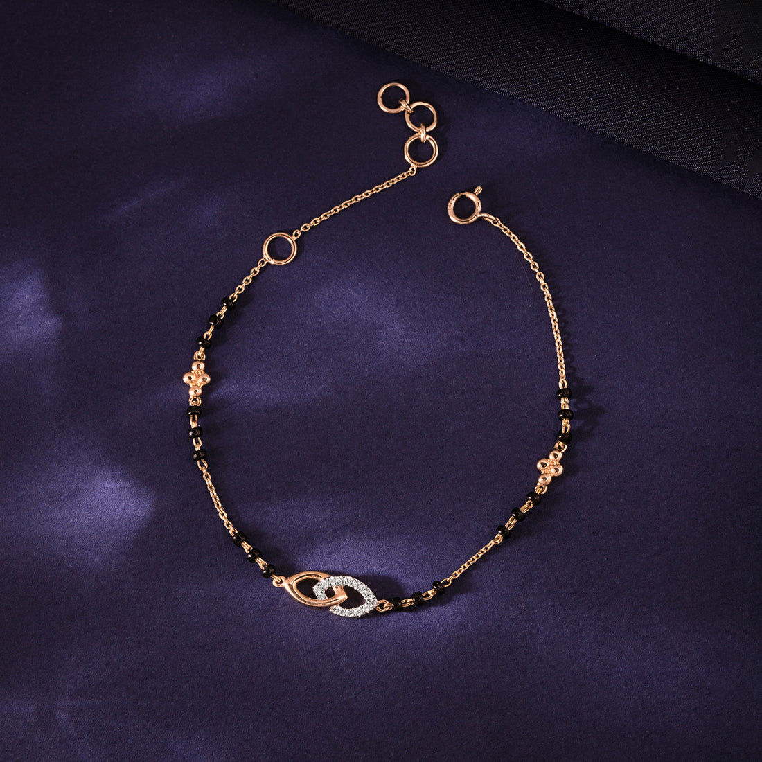 Amoli Diamond Mangalsutra Bracelet