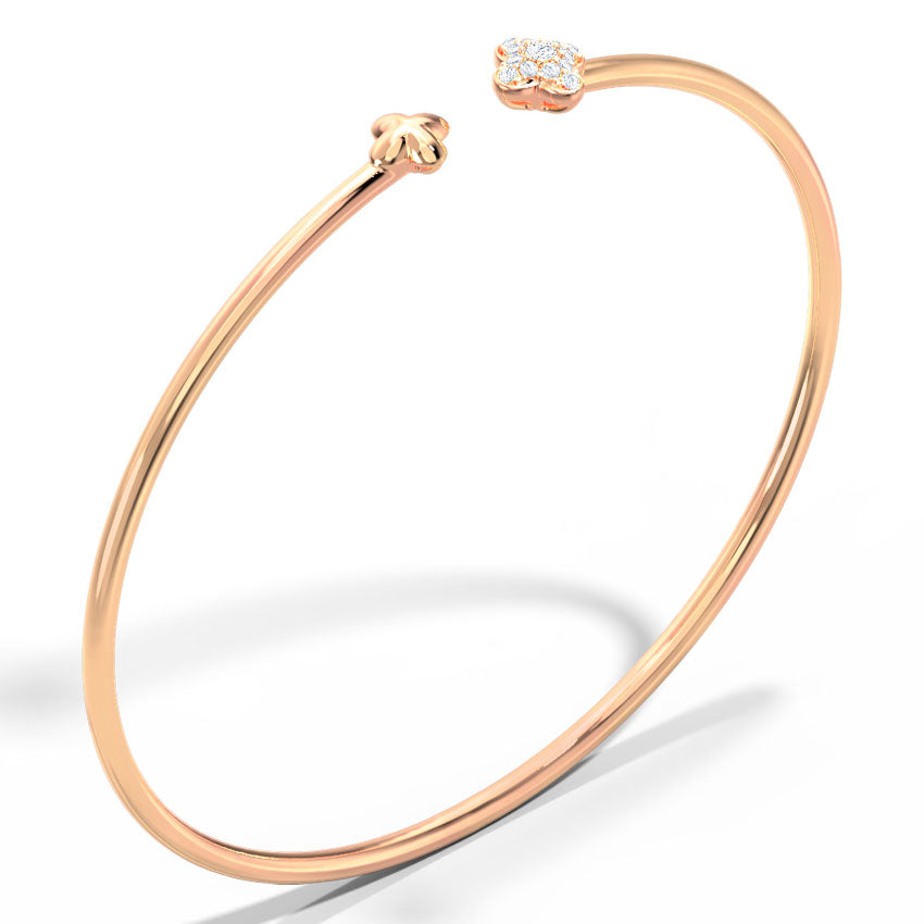 Duo Bud Diamond Bracelet