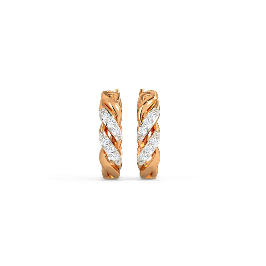 Delaney Twist Hoop Earrings