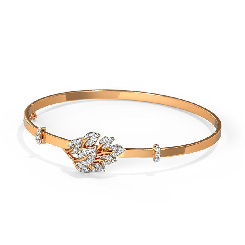 Menon Leaf Diamond Bracelet