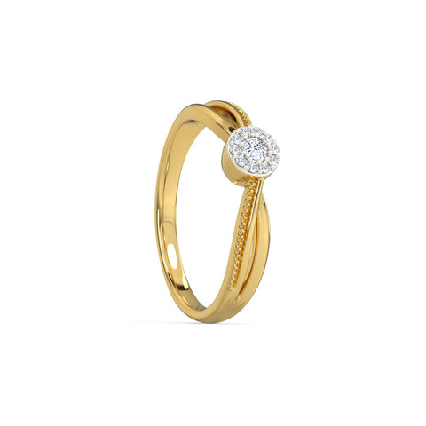Intertwine Cluster Diamond Ring