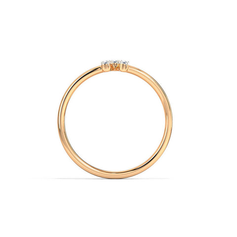 Triune Sparkle Diamond Ring