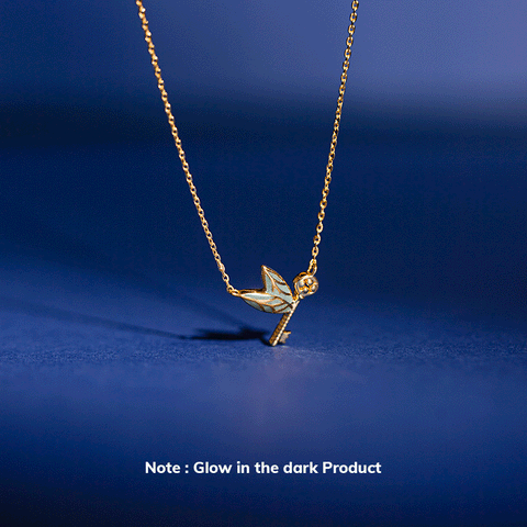 Winged Key Necklace
