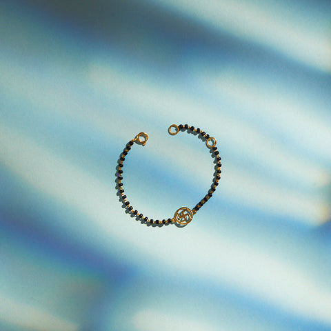 Swastik Baby Nazaria Gold Bracelet