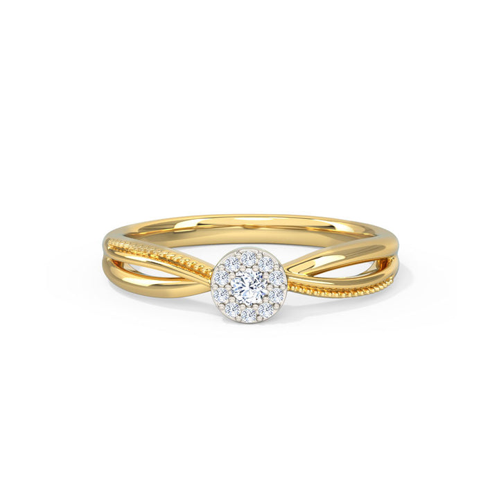 Intertwine Cluster Diamond Ring