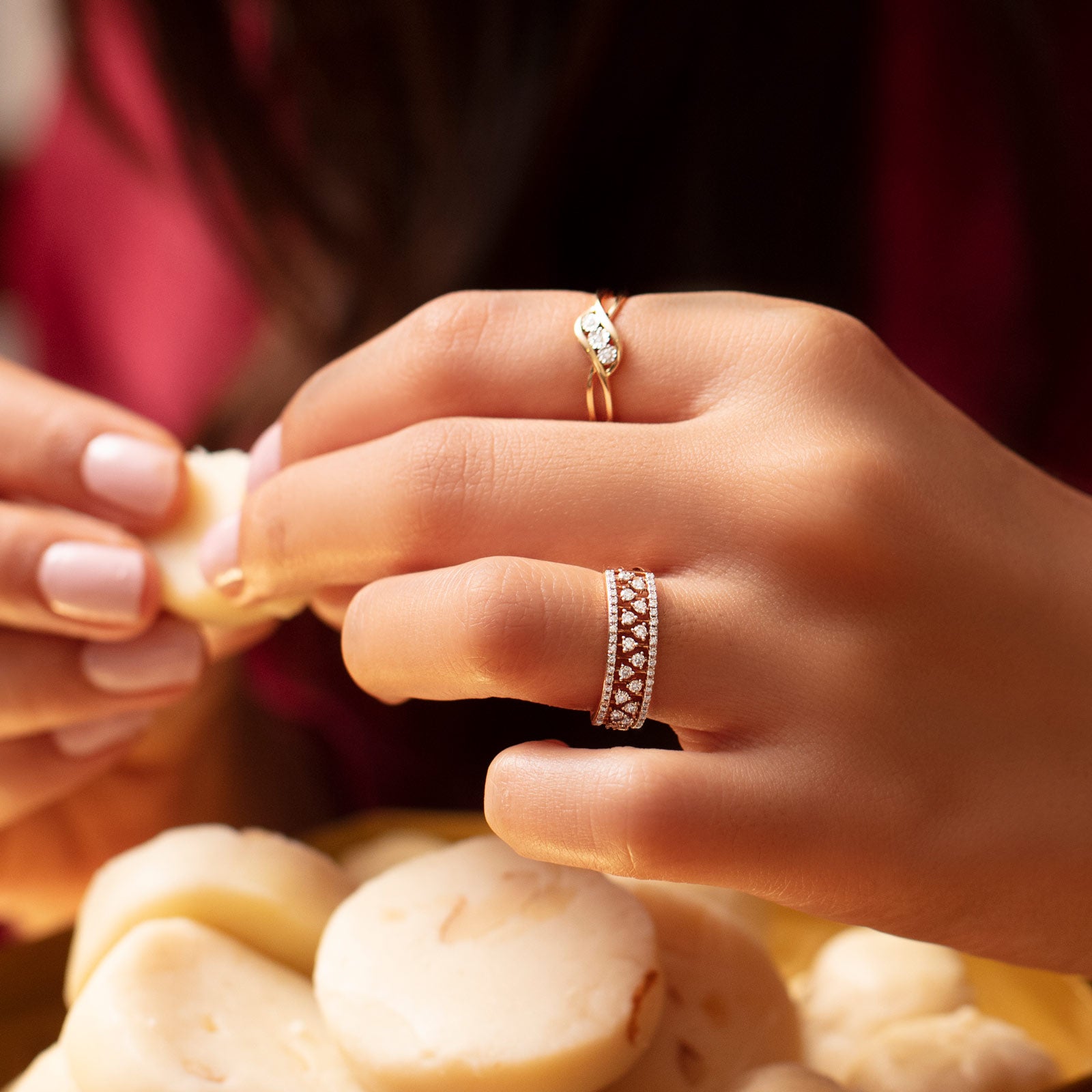 Trio Miracle Plate Diamond Ring