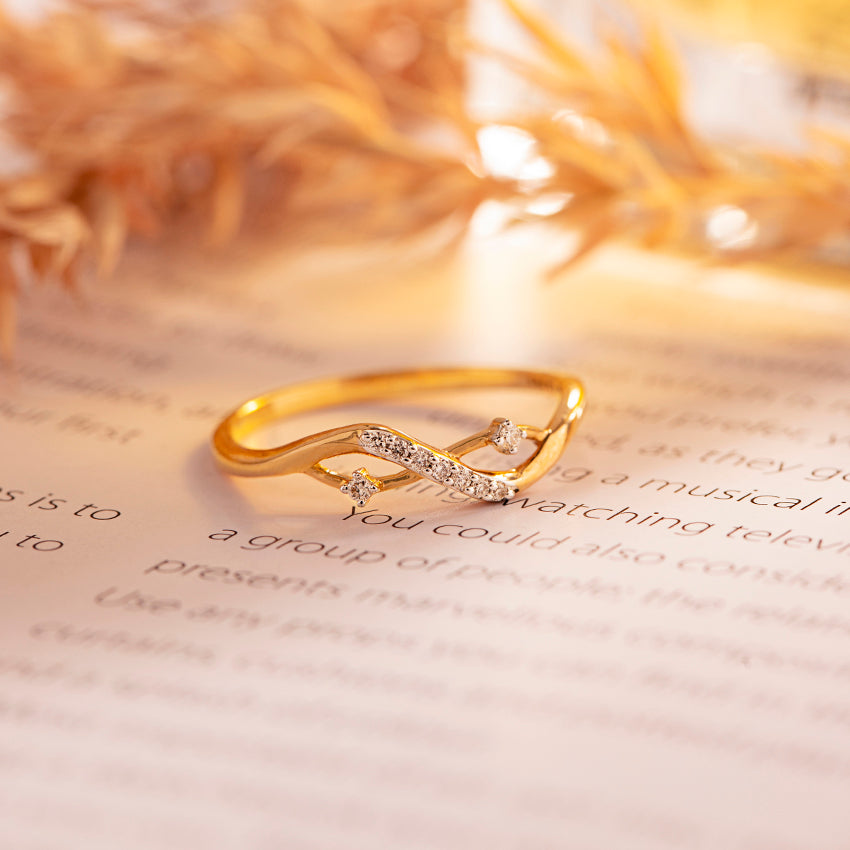 Sparkle Intertwined Infinity Diamond Ring