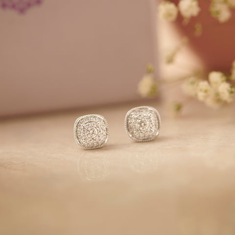 Classic Diamond Stud Earrings