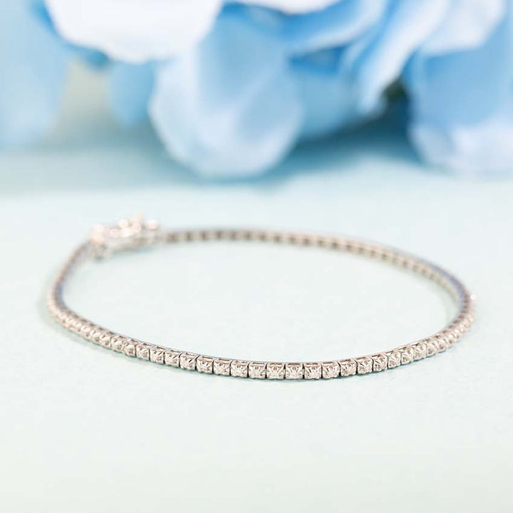 Radiant Tennis Diamond Bracelet