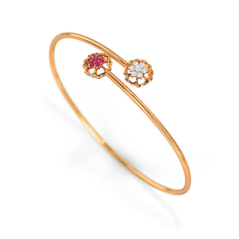 Pansy Gemstone Bracelet