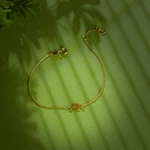 Classic Heart Gemstone Bracelet