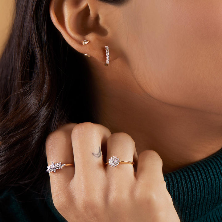 Nora Rising Sun Diamond Ring