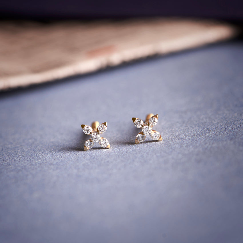 Northstar Diamond Stud Earrings