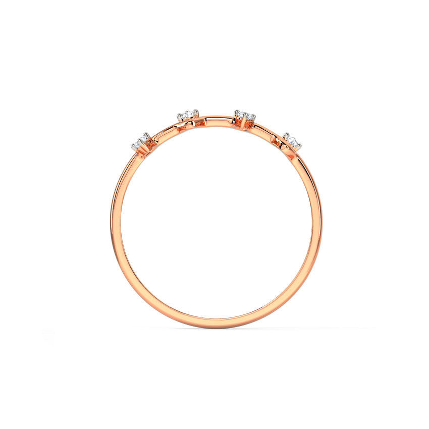 Classic Geometric Diamond Band