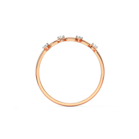Classic Geometric Diamond Band