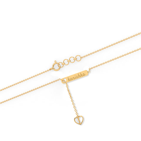 Forever Love Personalised Gold Necklace