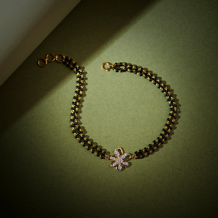 Devanshi Diamond Mangalsutra Bracelet