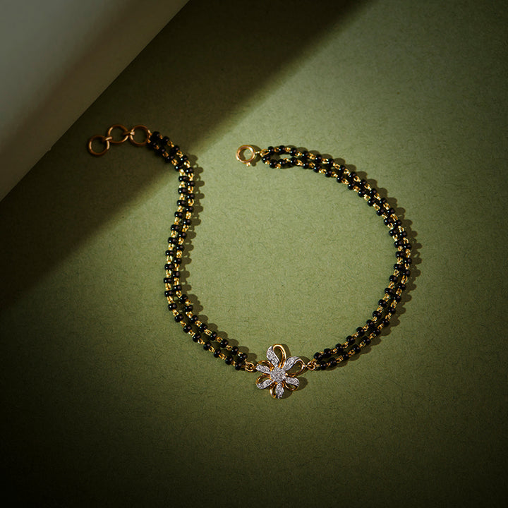 Devanshi Diamond Mangalsutra Bracelet