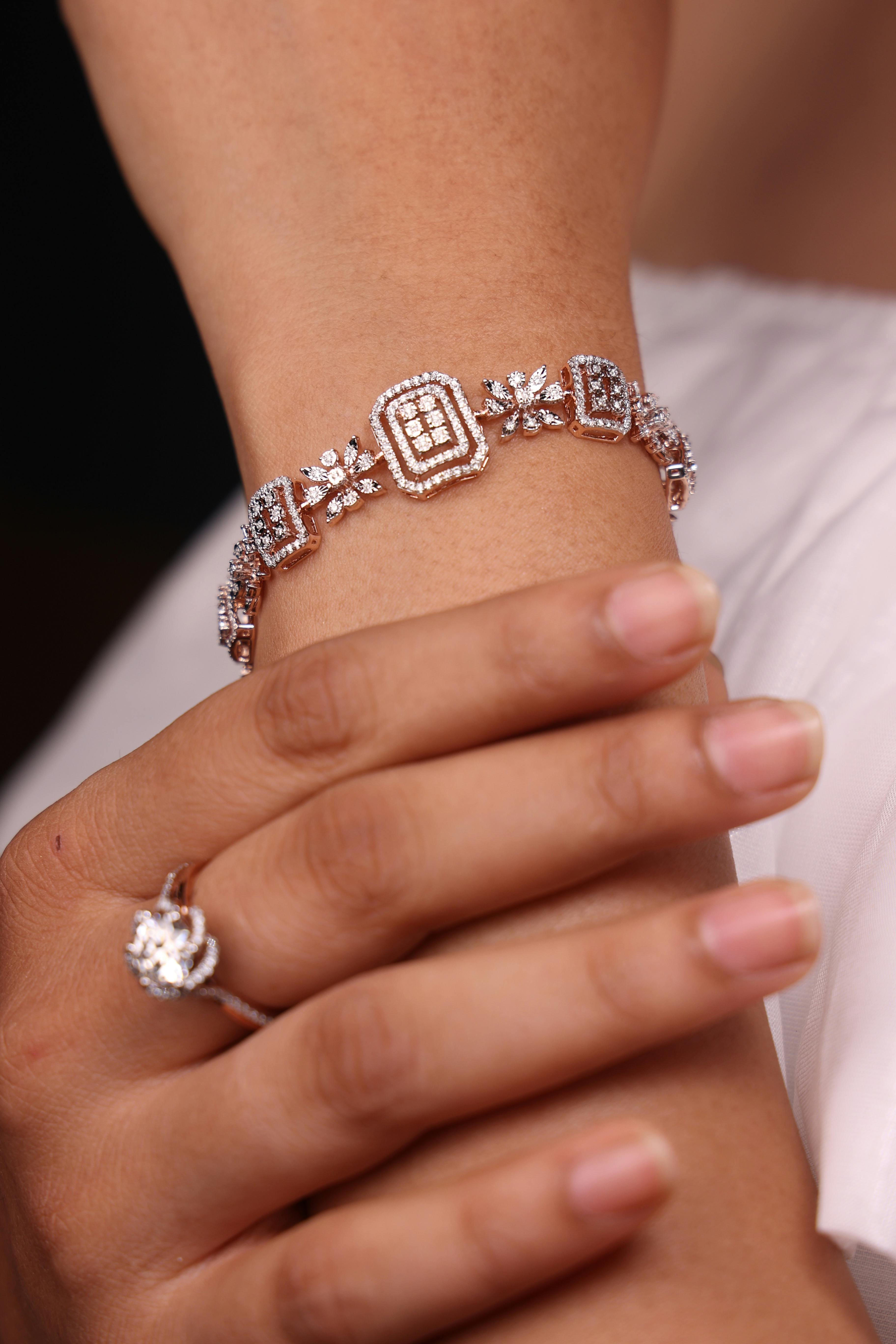 Customised Ring File Twist Rings for Women | Diamond Twist Ring Designs | Czed Jewels UK ...