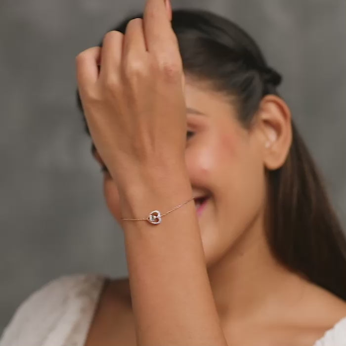 Selona Heart Diamond Bracelet