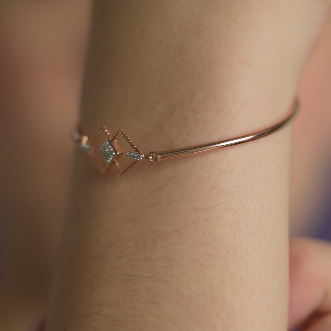 Layla Diamond Tube Bracelet