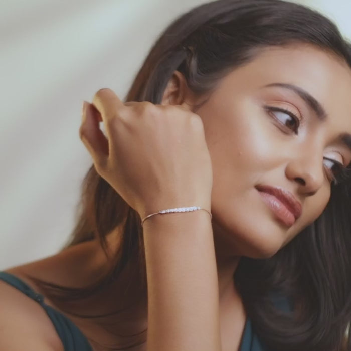 Quad Diamond Adjustable Bracelet