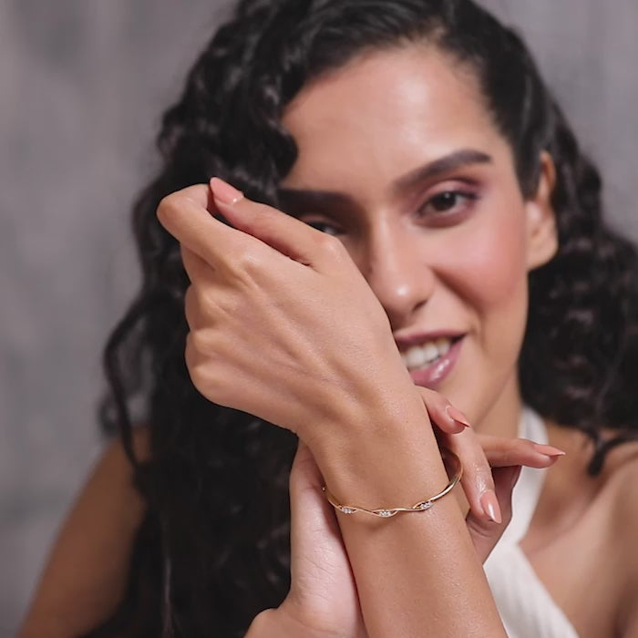 Helix Diamond Bracelet