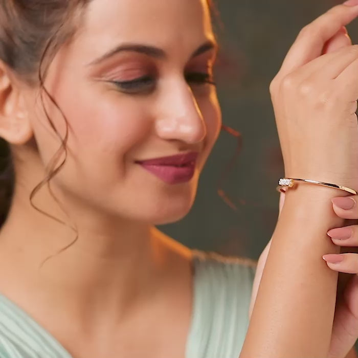 Trio Cluster Diamond Bracelet