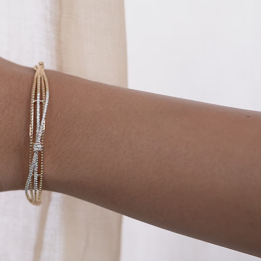 Swirl of Sparkle Diamond Bracelet