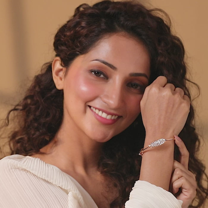 Radiant Roots Diamond Oval Bracelet