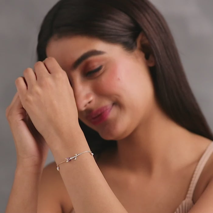 Wisteria Tulip Diamond Bracelet