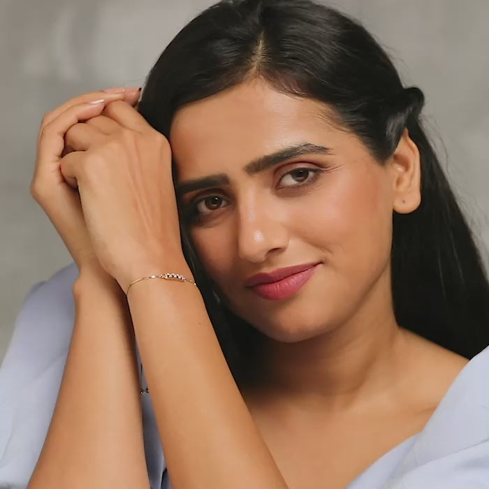 Sleek Diamond Adjustable Bracelet